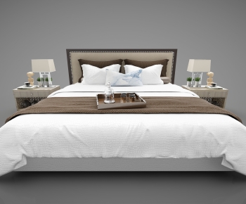 New Chinese Style Double Bed-ID:681893111