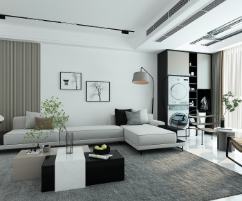 Modern A Living Room-ID:513950111