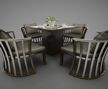 New Chinese Style Dining Table And Chairs-ID:177760175