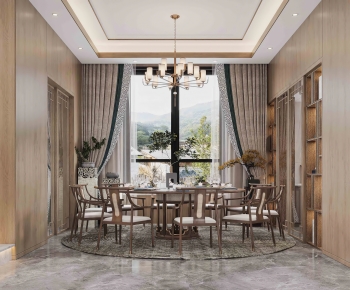 New Chinese Style Dining Room-ID:355364085