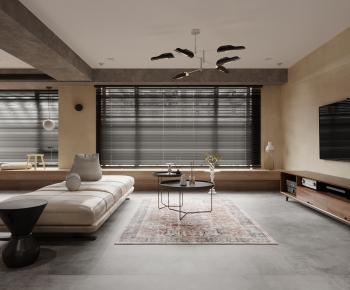 Wabi-sabi Style A Living Room-ID:325057033
