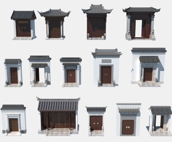Chinese Style Facade Element-ID:765372042