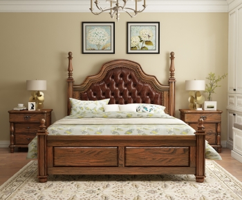 American Style Double Bed-ID:773174056