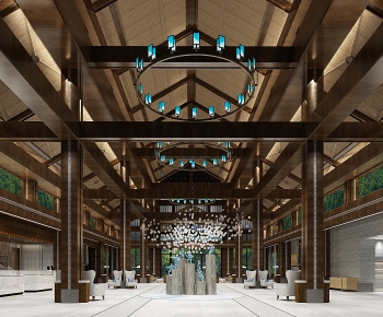 Chinese Style Lobby Hall-ID:862607005