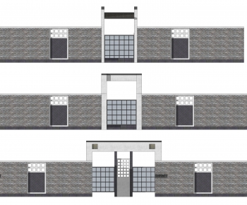 New Chinese Style Building Component-ID:622029318