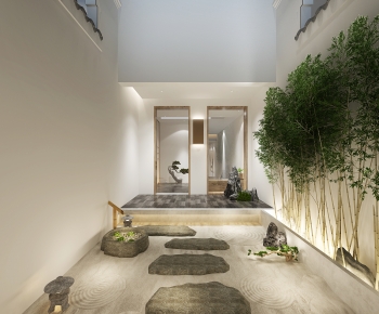 New Chinese Style Courtyard/landscape-ID:978672981