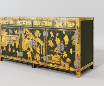 Chinese Style Decorative Cabinet-ID:219380959