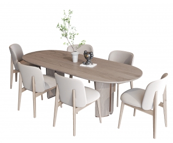 Modern Dining Table And Chairs-ID:392924074