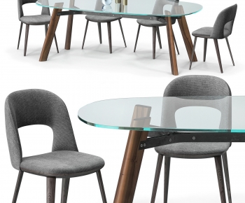 Modern Dining Table And Chairs-ID:213185079