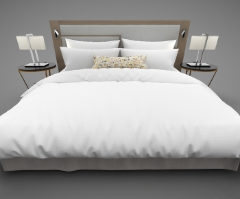 Modern Double Bed-ID:122745044