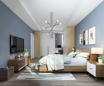 Nordic Style Bedroom-ID:351568948