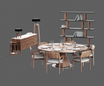Modern Dining Table And Chairs-ID:775306945