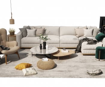 Nordic Style Sofa Combination-ID:370318981