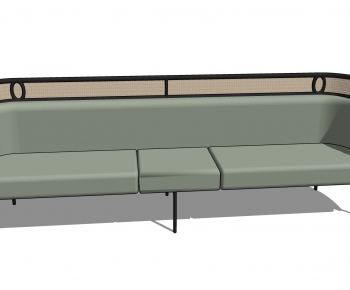 Modern Three-seat Sofa-ID:358250124