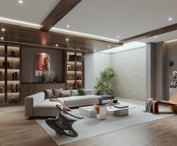 Modern A Living Room-ID:537652027