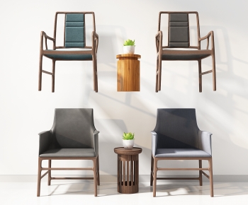 New Chinese Style Single Chair-ID:654692893