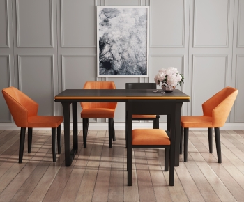 Modern Dining Table And Chairs-ID:729388956