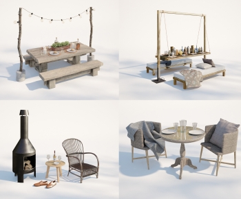 Modern Outdoor Tables And Chairs-ID:381123076