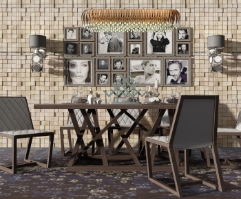 Nordic Style Dining Table And Chairs-ID:913006072