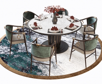 New Chinese Style Dining Table And Chairs-ID:242554902