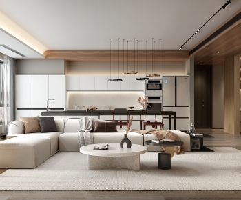 Wabi-sabi Style A Living Room-ID:674494988