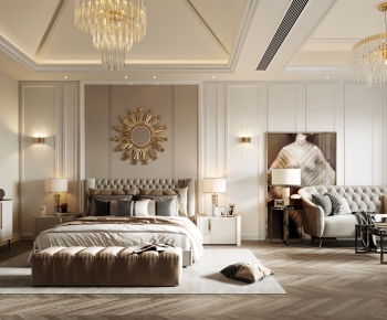 French Style Bedroom-ID:281411897