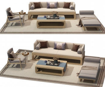 New Chinese Style Sofa Combination-ID:634953028