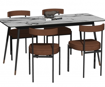 Modern Dining Table And Chairs-ID:706011061