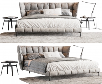 Modern Double Bed-ID:551923999