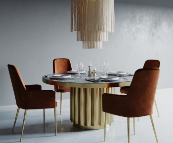 Modern Dining Table And Chairs-ID:779325966