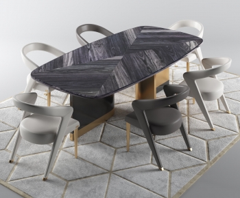 Modern Dining Table And Chairs-ID:972367053