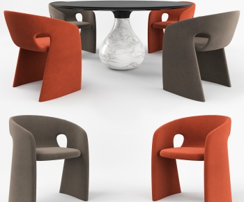 Modern Dining Table And Chairs-ID:261423119