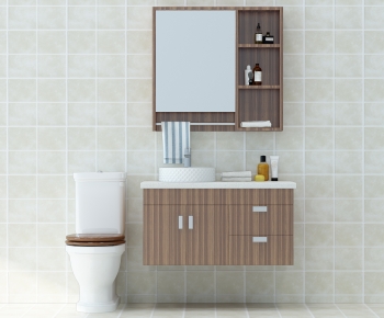 Modern Bathroom Cabinet-ID:350862038