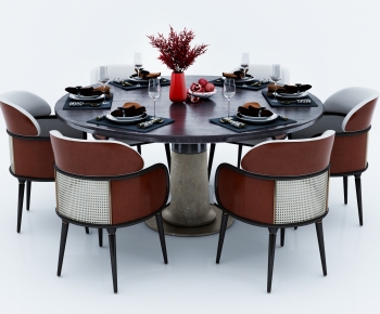 Modern Dining Table And Chairs-ID:565279963