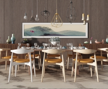 Modern Dining Table And Chairs-ID:210459957