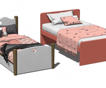 Nordic Style Child's Bed-ID:883373987