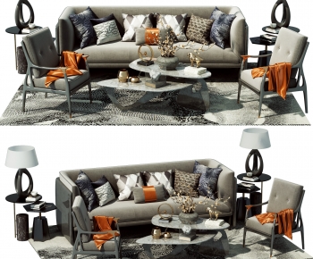 New Chinese Style Sofa Combination-ID:904598003