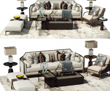 New Chinese Style Sofa Combination-ID:162591935
