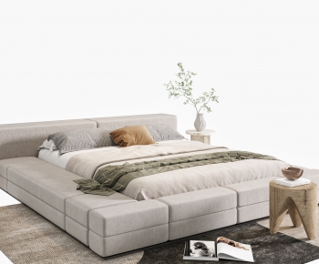 Modern Double Bed-ID:135576016