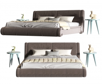 Modern Double Bed-ID:685606967