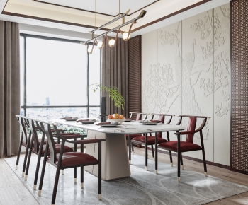 New Chinese Style Dining Room-ID:948800091