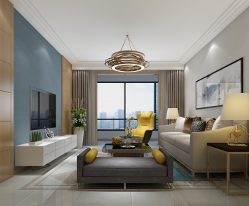 Modern A Living Room-ID:581979862