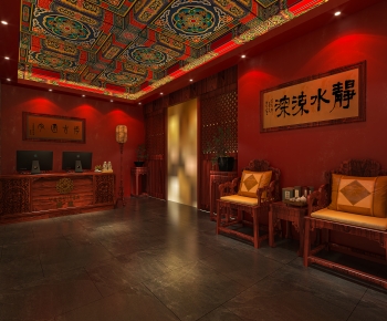Chinese Style Hotel Space-ID:676635032