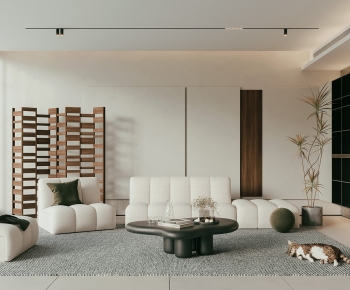 Wabi-sabi Style A Living Room-ID:610126974