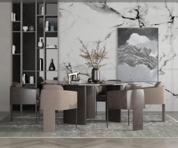 Modern Dining Table And Chairs-ID:721853024