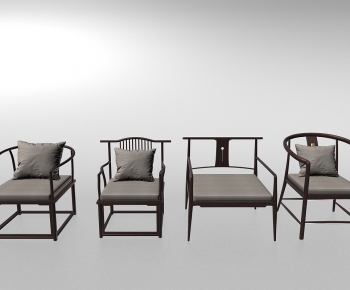 New Chinese Style Single Chair-ID:286341915