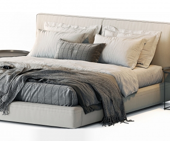 Modern Double Bed-ID:814204931