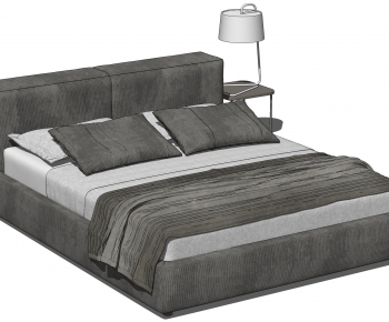 Modern Double Bed-ID:432307962