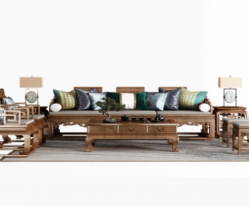 Chinese Style Sofa Combination-ID:357084999