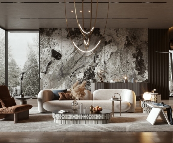 Modern A Living Room-ID:484590583